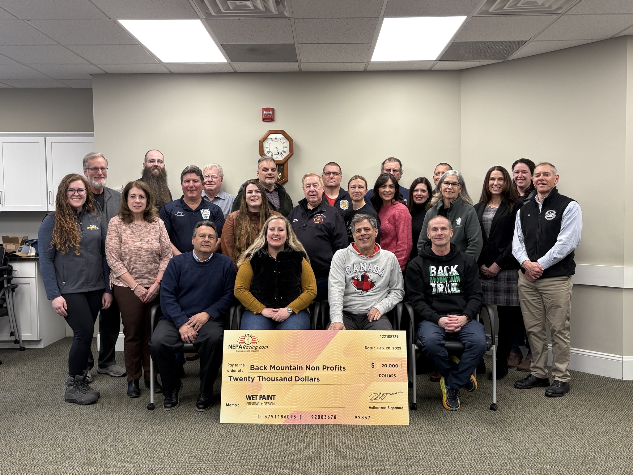 Giant Check Presentation